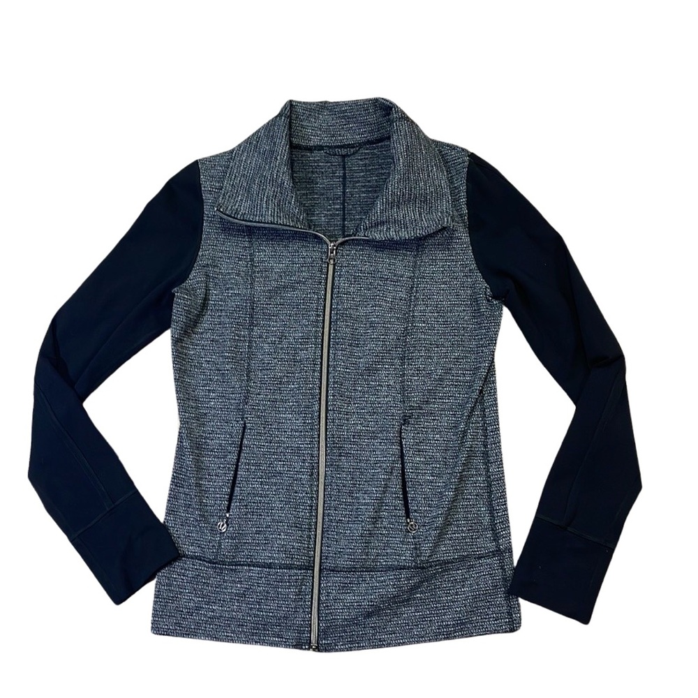 Lululemon Athletica Gray and Black Sweatshirt